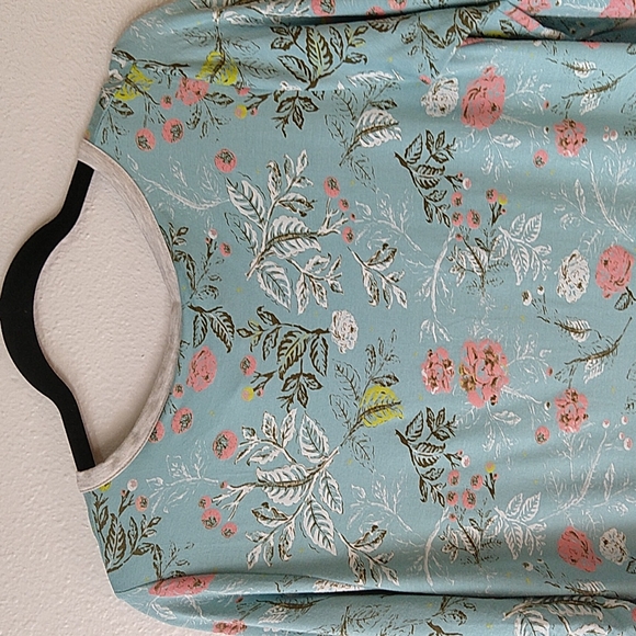 This is J Henley Harem Long Sleeve Bamboo Jammers Pajama Top and Headband New - Picture 8 of 8